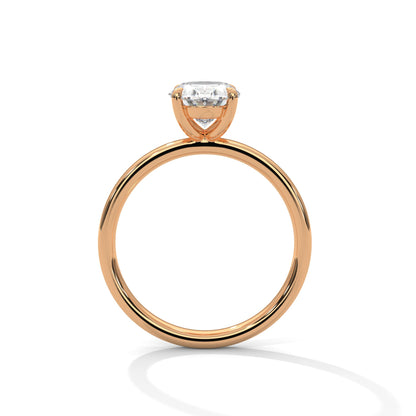 Elara 1.5ct Oval Lab-Grown Diamond Solitaire Engagement Ring