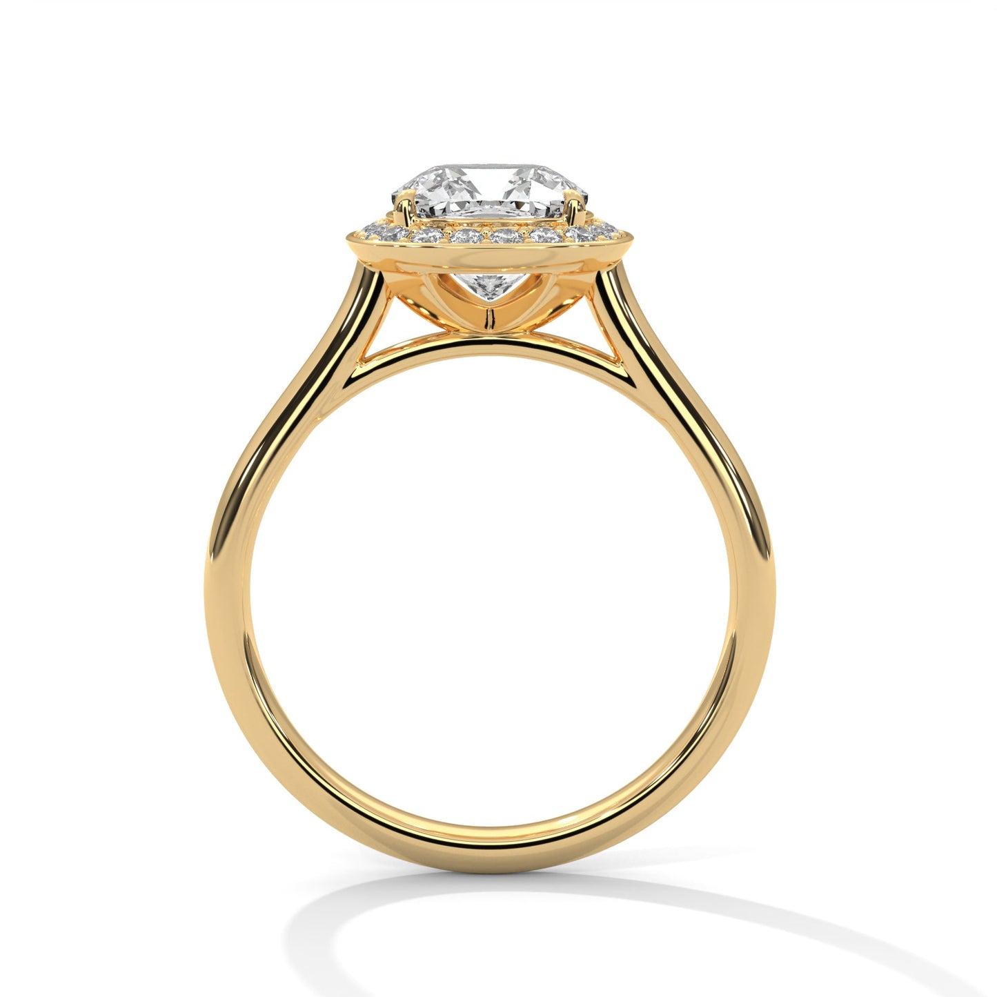 Velora Halo 1.5CT Cushion Lab-Grown Diamond Engagement Ring | 1.66 CTW