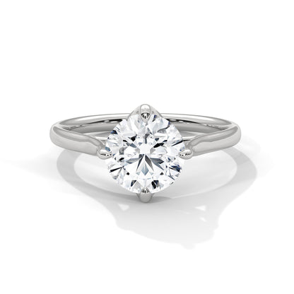 Radiant Glow 1.5 CT Lab Grown Diamond Round-Cut Solitaire Ring | E VS1