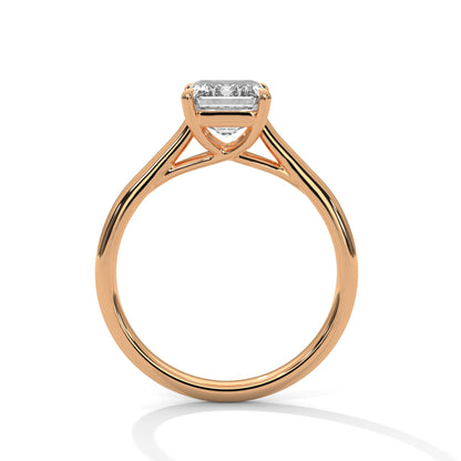 Pave 1.5ct Emerald Lab-Grown Diamond Engagement Ring | E VS1
