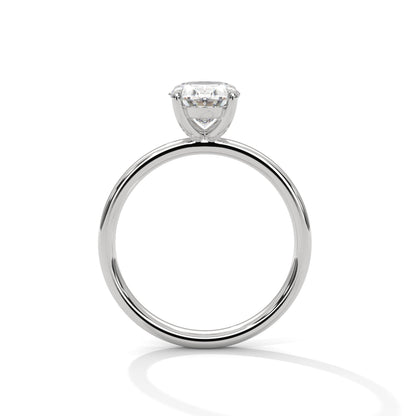 Oval 3ct Lab-Grown Diamond Solitaire Engagement Ring | 3 CTW
