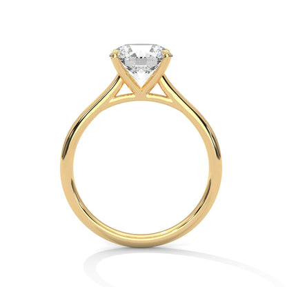 Timeless 1ct Round Lab-Grown Diamond Engagement Ring | E-VS1