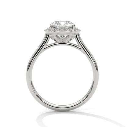 Velora Halo 1.5CT Cushion Lab-Grown Diamond Engagement Ring | 1.66 CTW