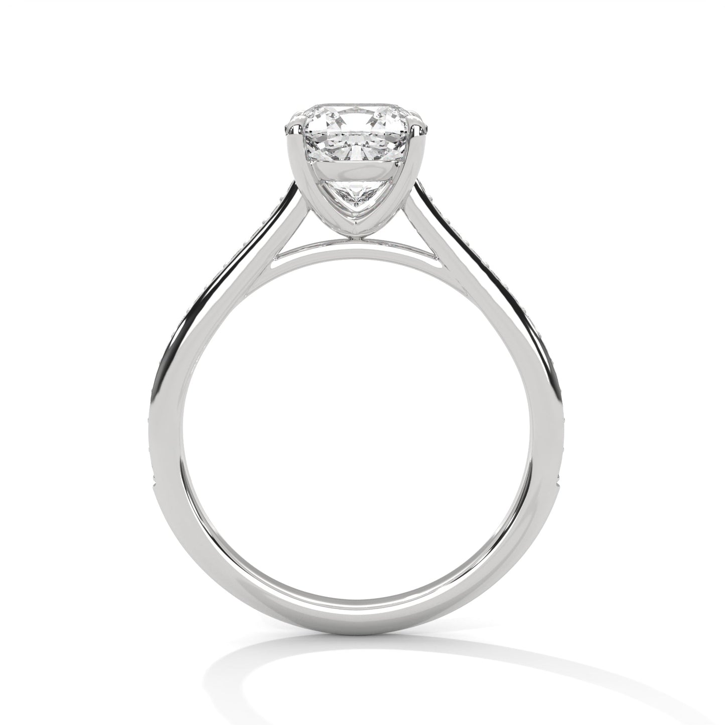 Eternal Glow Cushion-Cut Lab Diamond Engagement Ring | 2.24 CTW