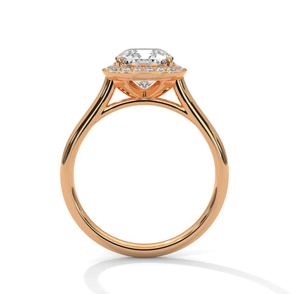 Halo Serenity 2.0ct Cushion Lab Diamond Engagement Ring | 2.16 CTW