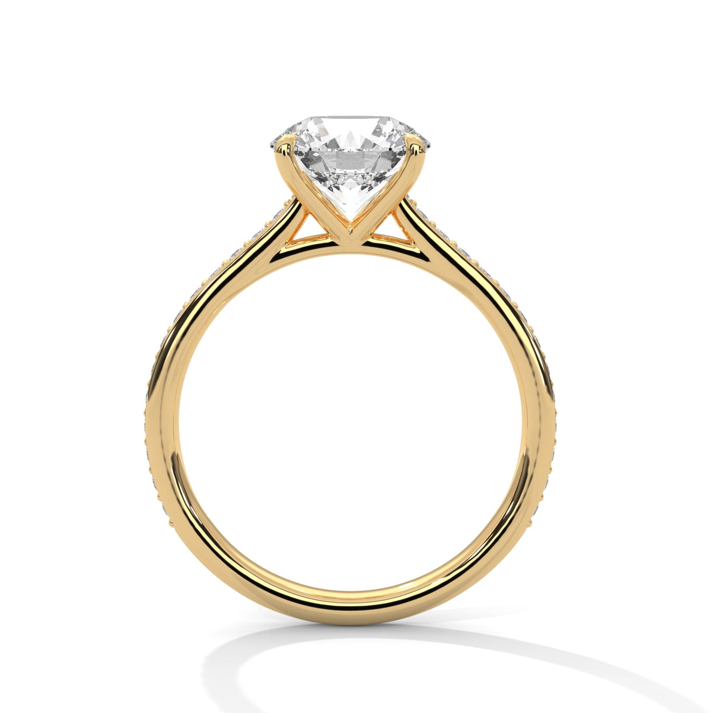 Eternal Glow Cushion-Cut Lab Diamond Engagement Ring | 2.26 CTW