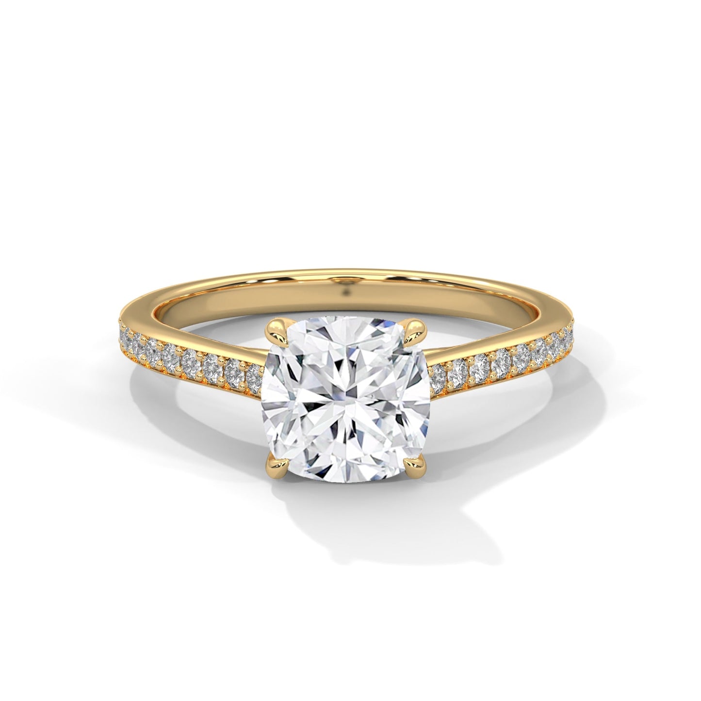 Eternal Glow Cushion-Cut Lab Diamond Engagement Ring | 2.24 CTW