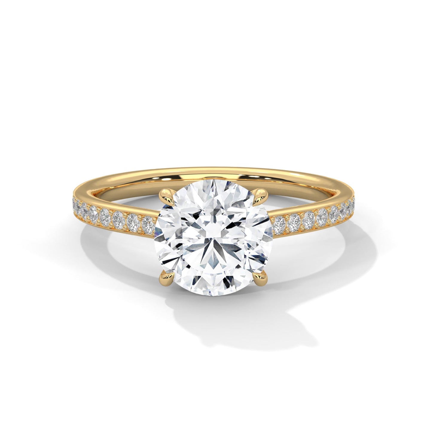 Eternal Glow Cushion-Cut Lab Diamond Engagement Ring | 2.26 CTW