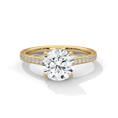 Eternal Glow Cushion-Cut Lab Diamond Engagement Ring | 2.26 CTW