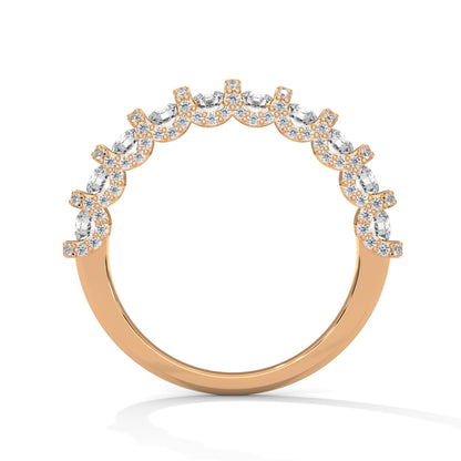 14K & 18K Gold Round Diamond Full-Eternity Band Ring | 1.27 CTW