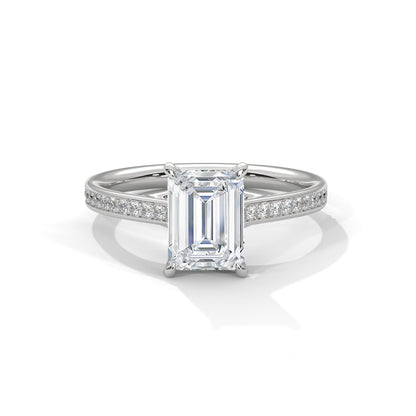 Imperial Glow 3CT Emerald Lab-Grown Diamond Engagement Ring | 3.21 CTW