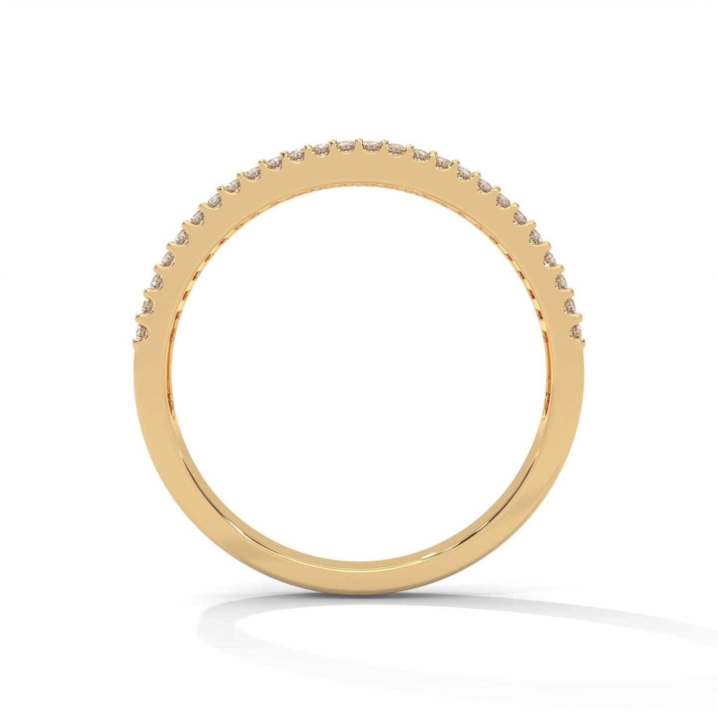 14K & 18K Gold Baguette and Round Diamond Multi-Row Band Ring | 0.76 CTW