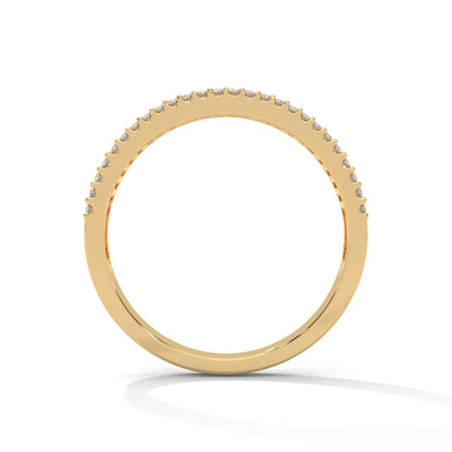 14K & 18K Gold Baguette and Round Diamond Multi-Row Band Ring | 0.76 CTW