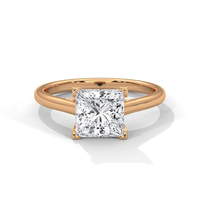 Timeless 2 CT Princess Lab-Grown Diamond Ring | 2 CTW