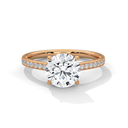 Sophia 1.5ct Round Lab-Grown Diamond Engagement Ring | 1.74 CTW