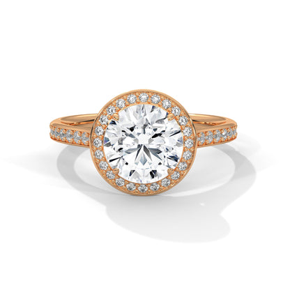 Ethereal Glow 1CT Round Lab-Grown Diamond Engagement Ring | 1.34 CTW