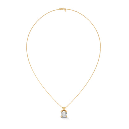 Round Diamond Solitaire Pendant in 14K Gold | 2.43 CTW