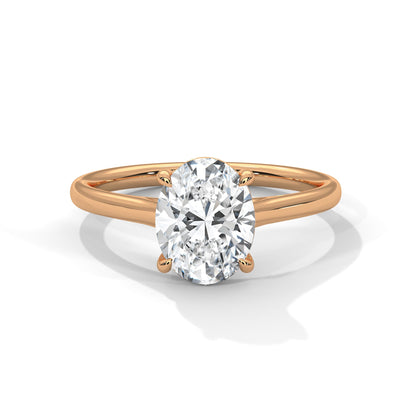 Timeless Glow 1.5CT Oval Lab-Grown Diamond Engagement Ring