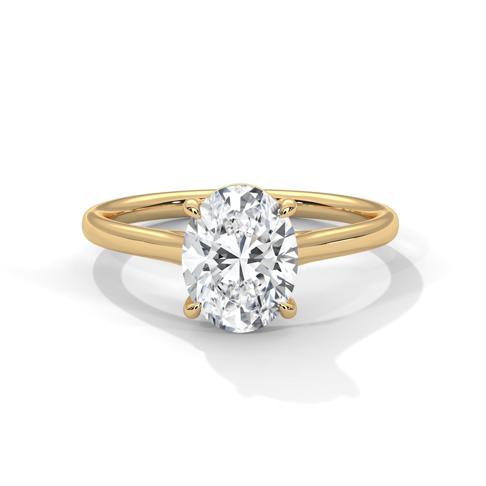 Timeless Glow 1.5CT Oval Lab-Grown Diamond Engagement Ring