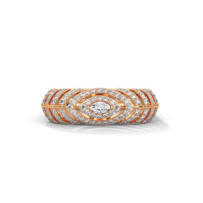 Celestia 0.58 CTW Marquise & Round Lab-Grown Diamond Ring