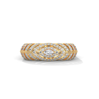 Celestia 0.58 CTW Marquise & Round Lab-Grown Diamond Ring