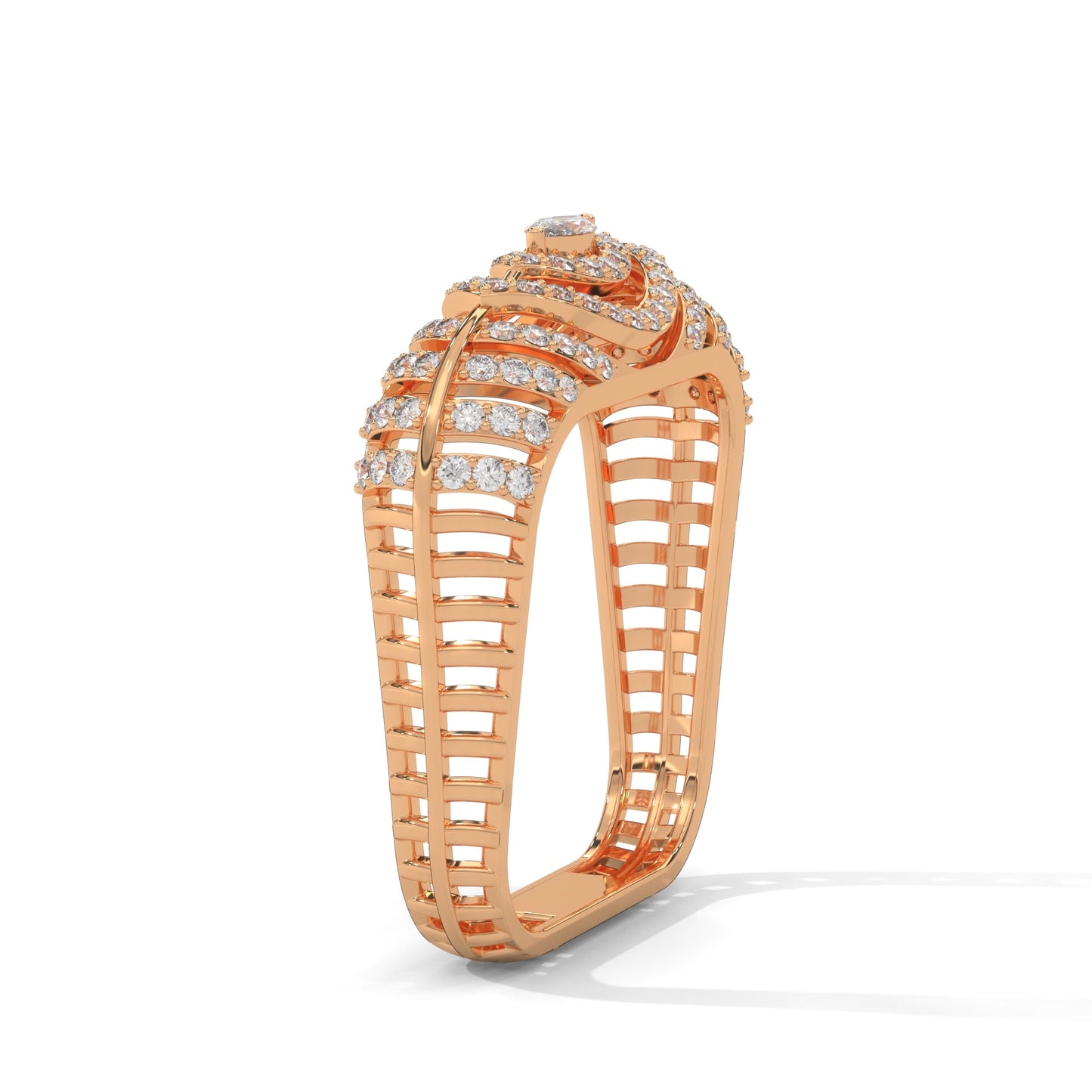 Celestia 0.58 CTW Marquise & Round Lab-Grown Diamond Ring