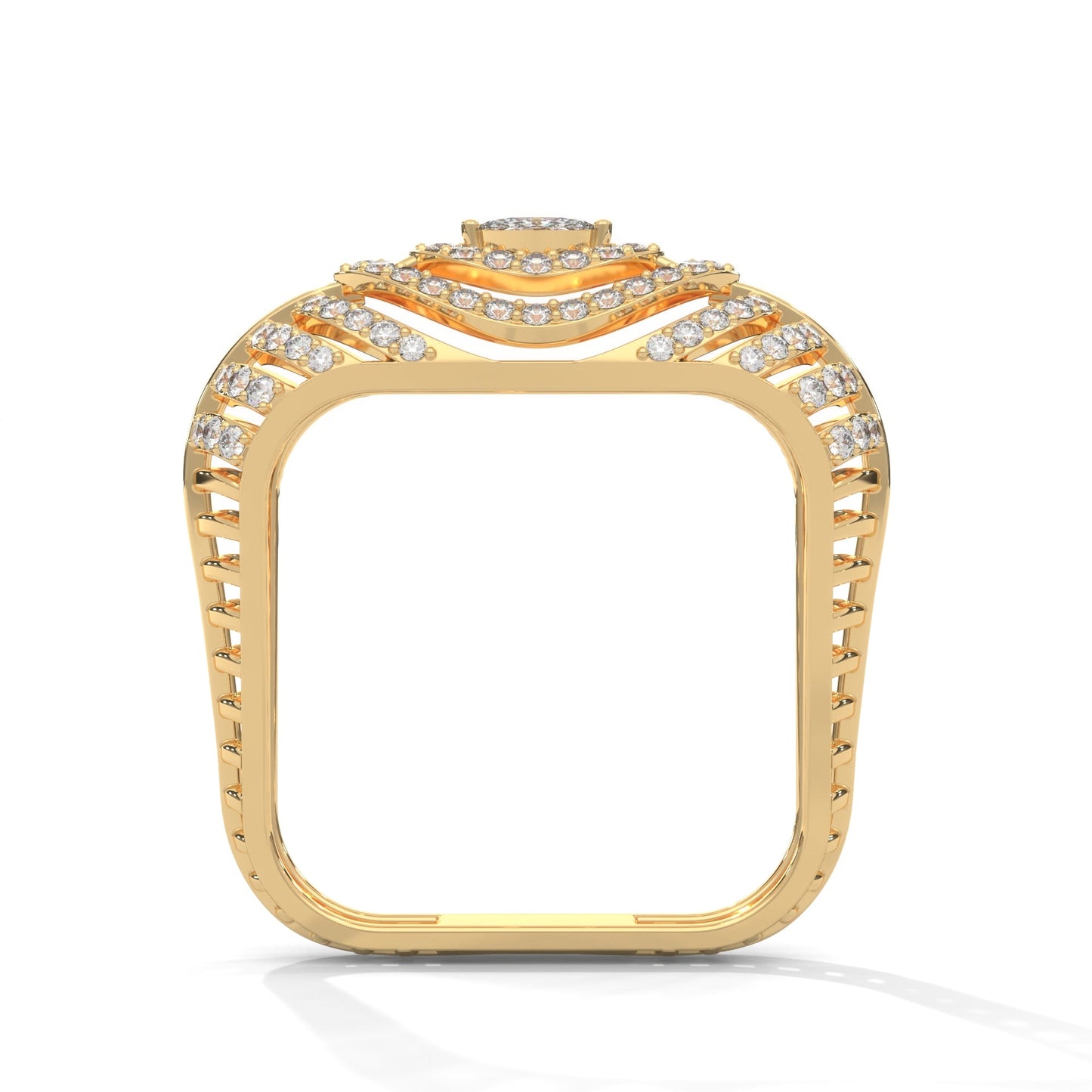 Celestia 0.58 CTW Marquise & Round Lab-Grown Diamond Ring