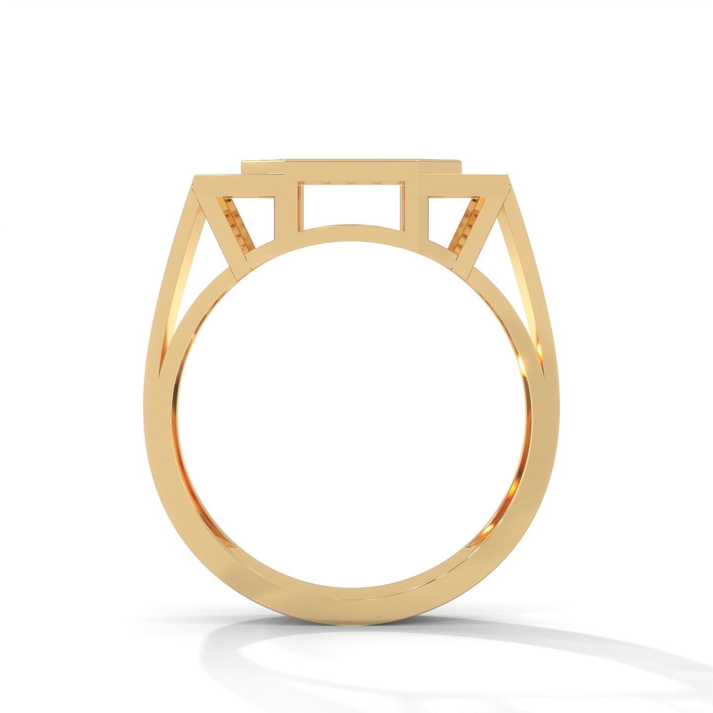 Prestige 0.73 CTW Round Lab-Grown Diamond Octagon Men's Ring