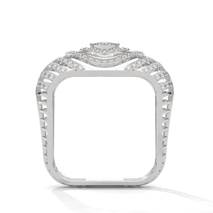 Celestia 0.58 CTW Marquise & Round Lab-Grown Diamond Ring