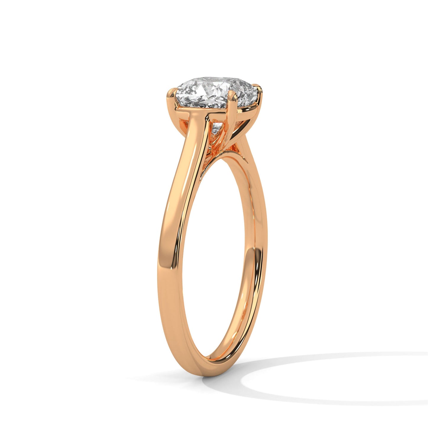 Timeless Radiance 1.5 CTW Lab Grown Diamond Cushion-Cut Solitaire Ring | E VS1