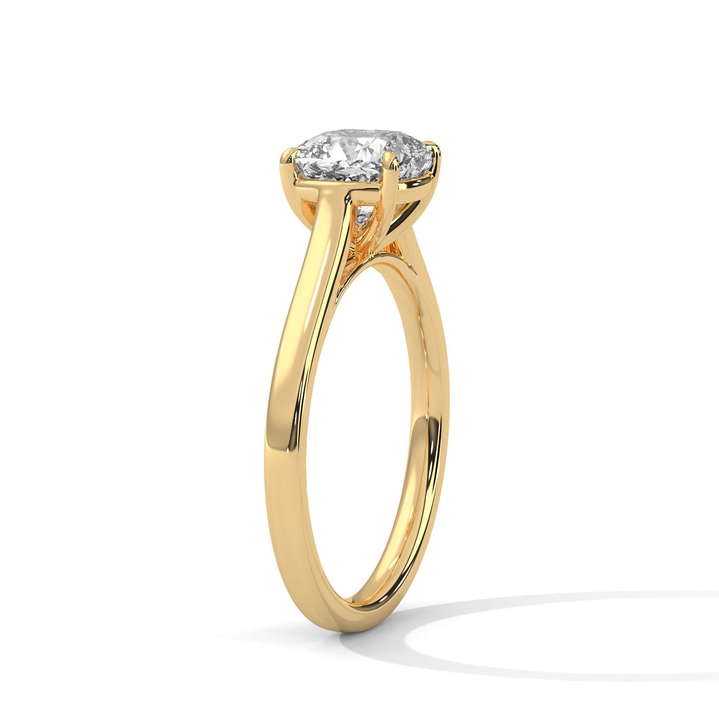 Celestia 2.00 CT Cushion-Cut Diamond Solitaire Ring | 14K & 18K Gold