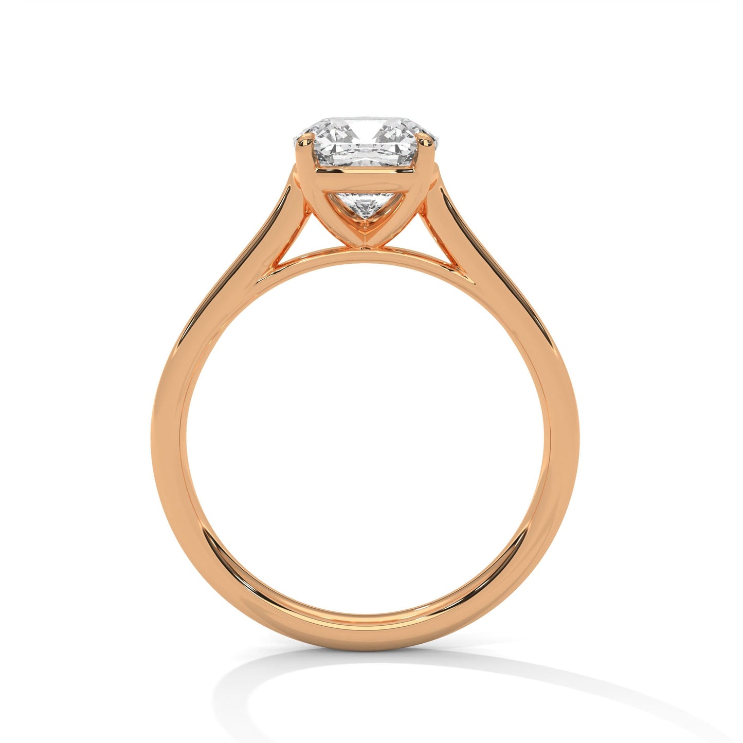 Timeless Radiance 1.5 CTW Lab Grown Diamond Cushion-Cut Solitaire Ring | E VS1