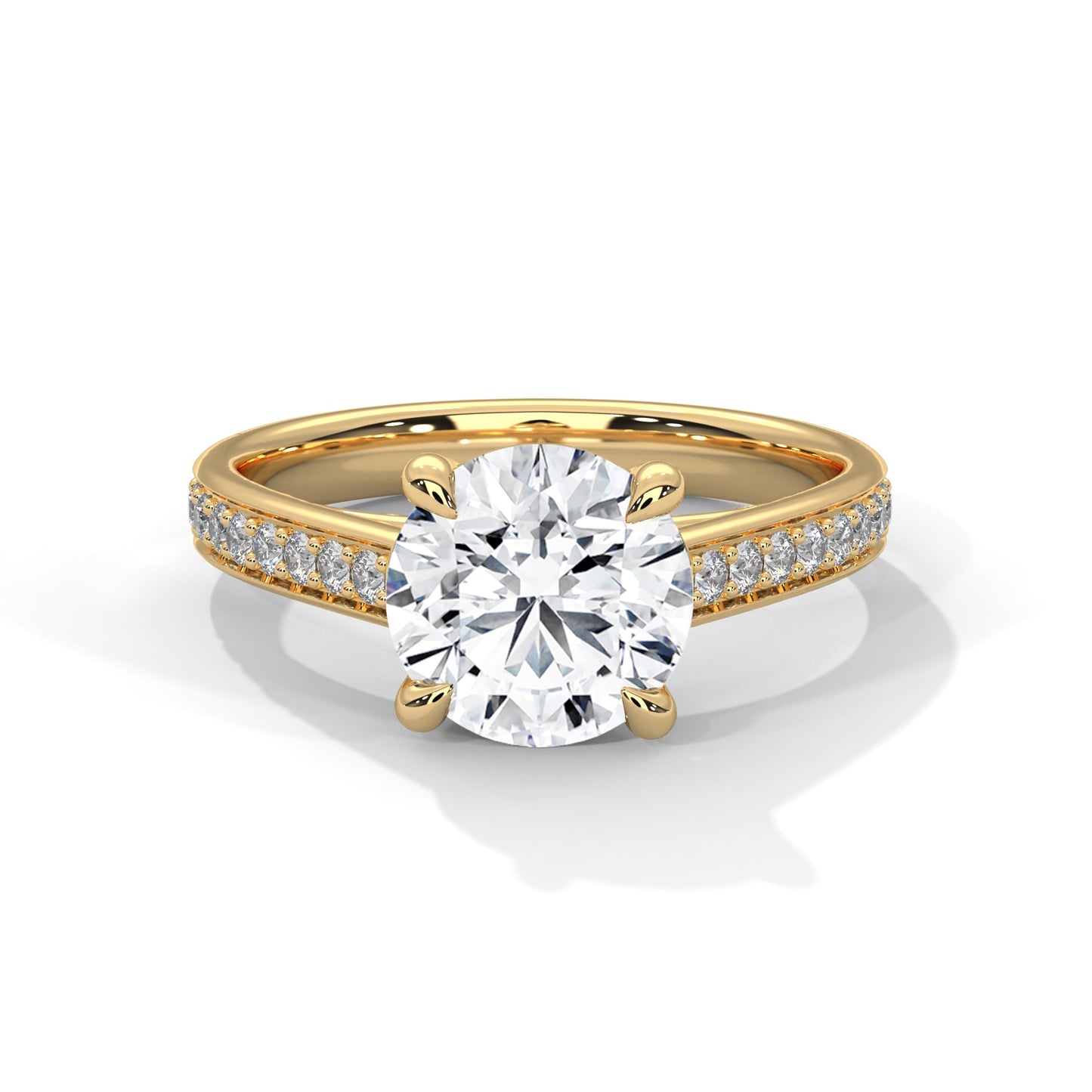 Timeless Spark 1.5CT Round Lab-Grown Diamond Engagement Ring | 1.78 CTW