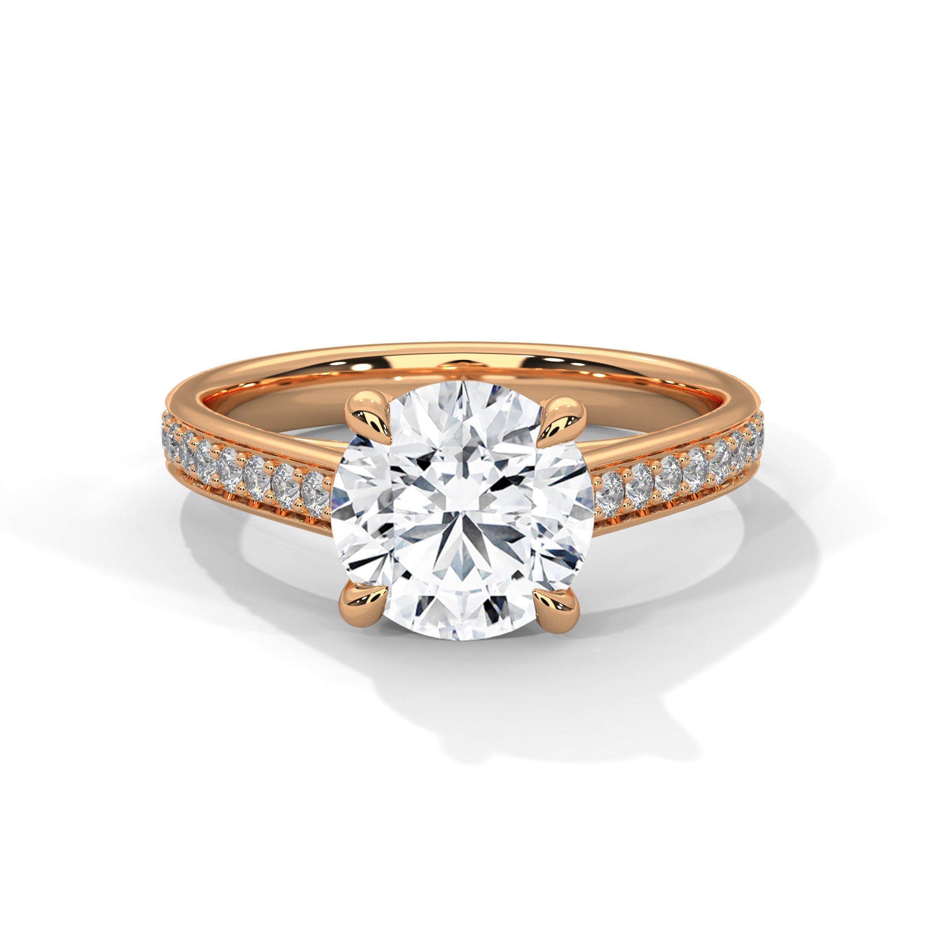 Timeless Spark 1.5CT Round Lab-Grown Diamond Engagement Ring | 1.78 CTW