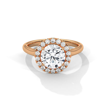 Radiance 1 CT Round-Cut Lab Grown Diamond Halo Ring | 1.32 CTW