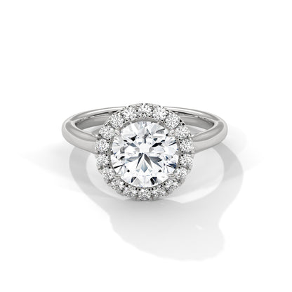 Celestial Glow 1.5 CT Round-Cut Lab Grown Diamond Halo Ring | 1.82 CTW