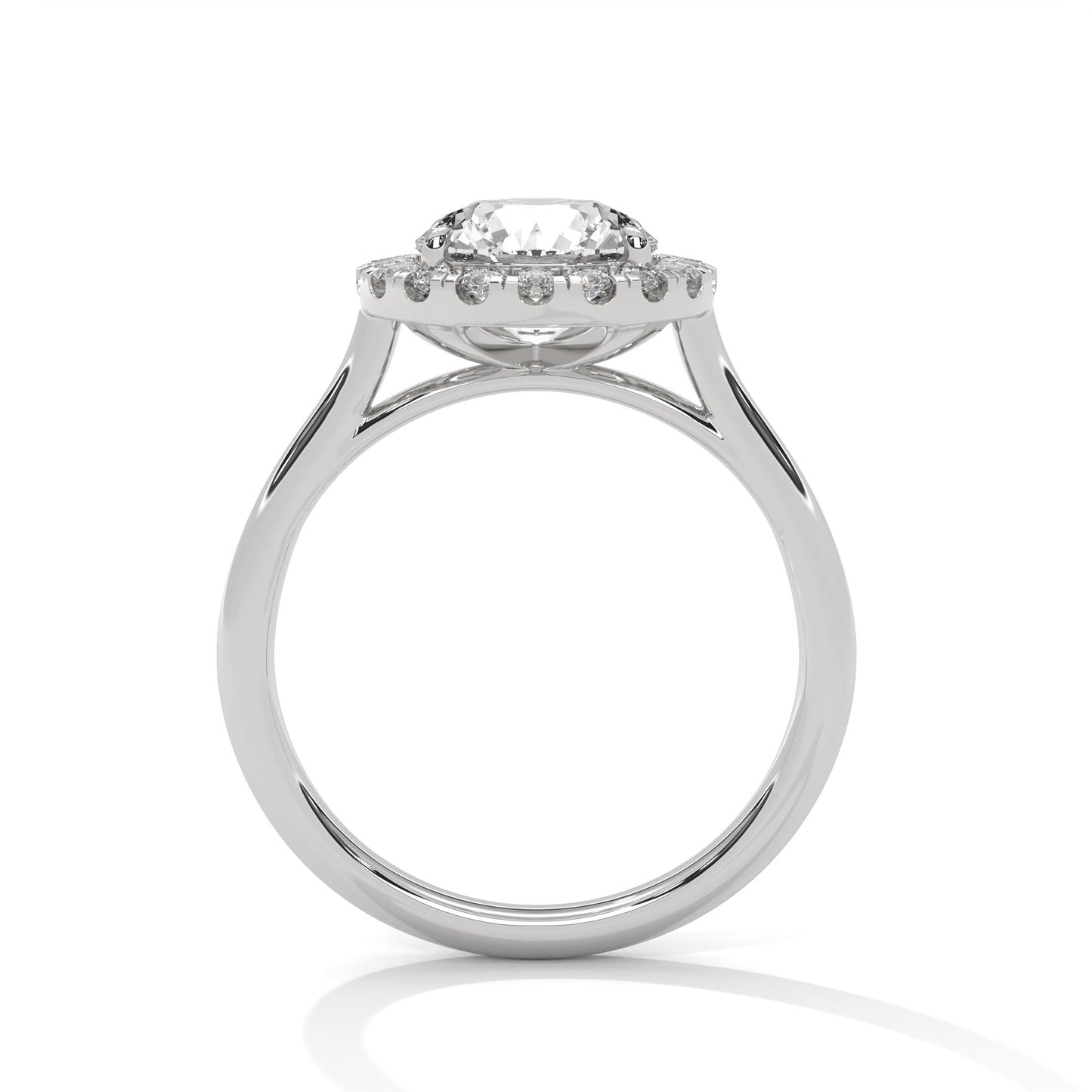Radiance 1 CT Round-Cut Lab Grown Diamond Halo Ring | 1.32 CTW