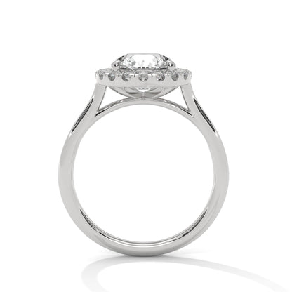 Celestial Glow 1.5 CT Round-Cut Lab Grown Diamond Halo Ring | 1.82 CTW