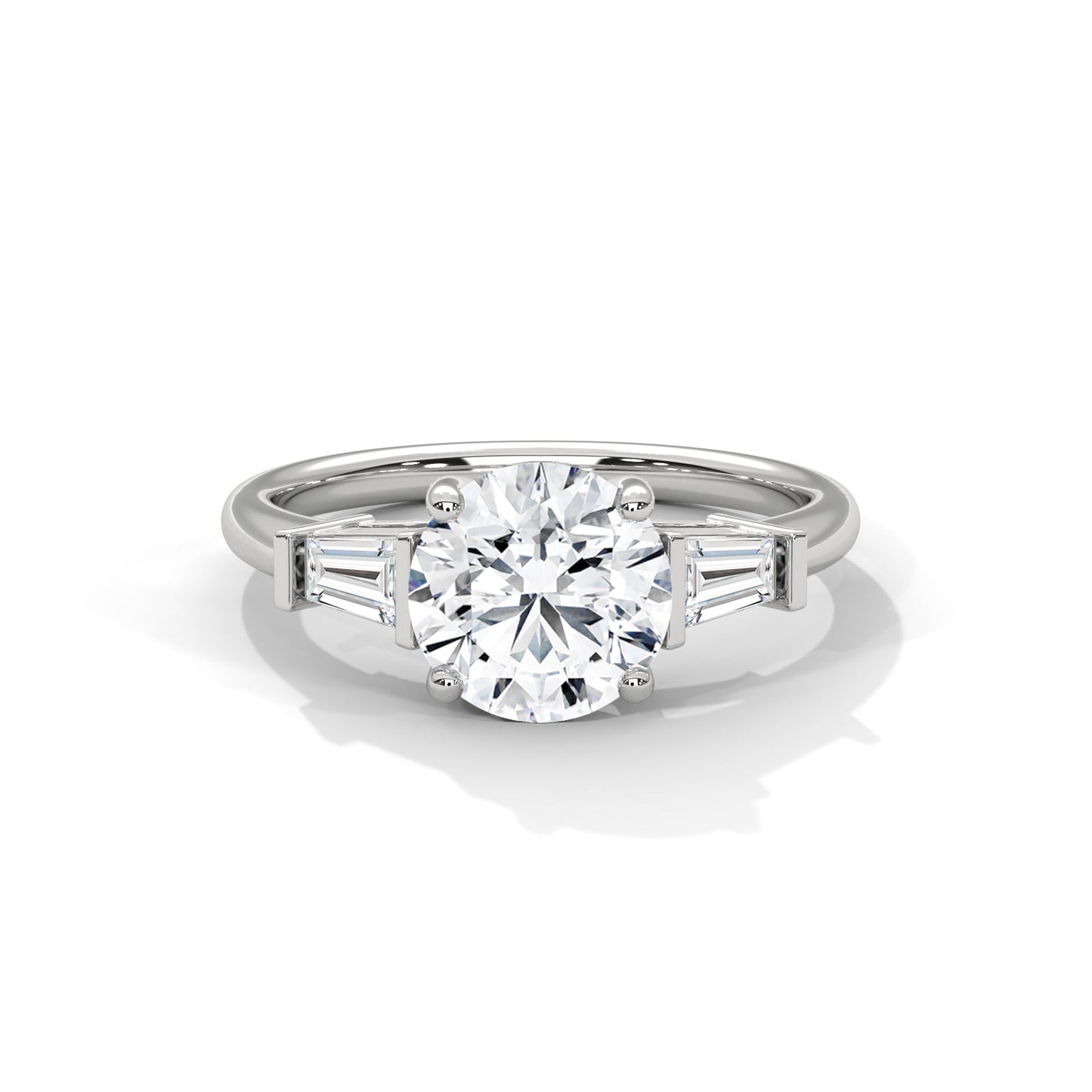 Imperial Grace 1.5CT Round Lab-Grown Diamond Engagement Ring | 2.08 CTW