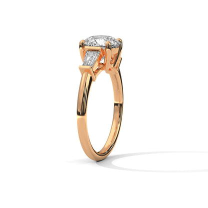 Imperial Grace 1.5CT Round Lab-Grown Diamond Engagement Ring | 2.08 CTW