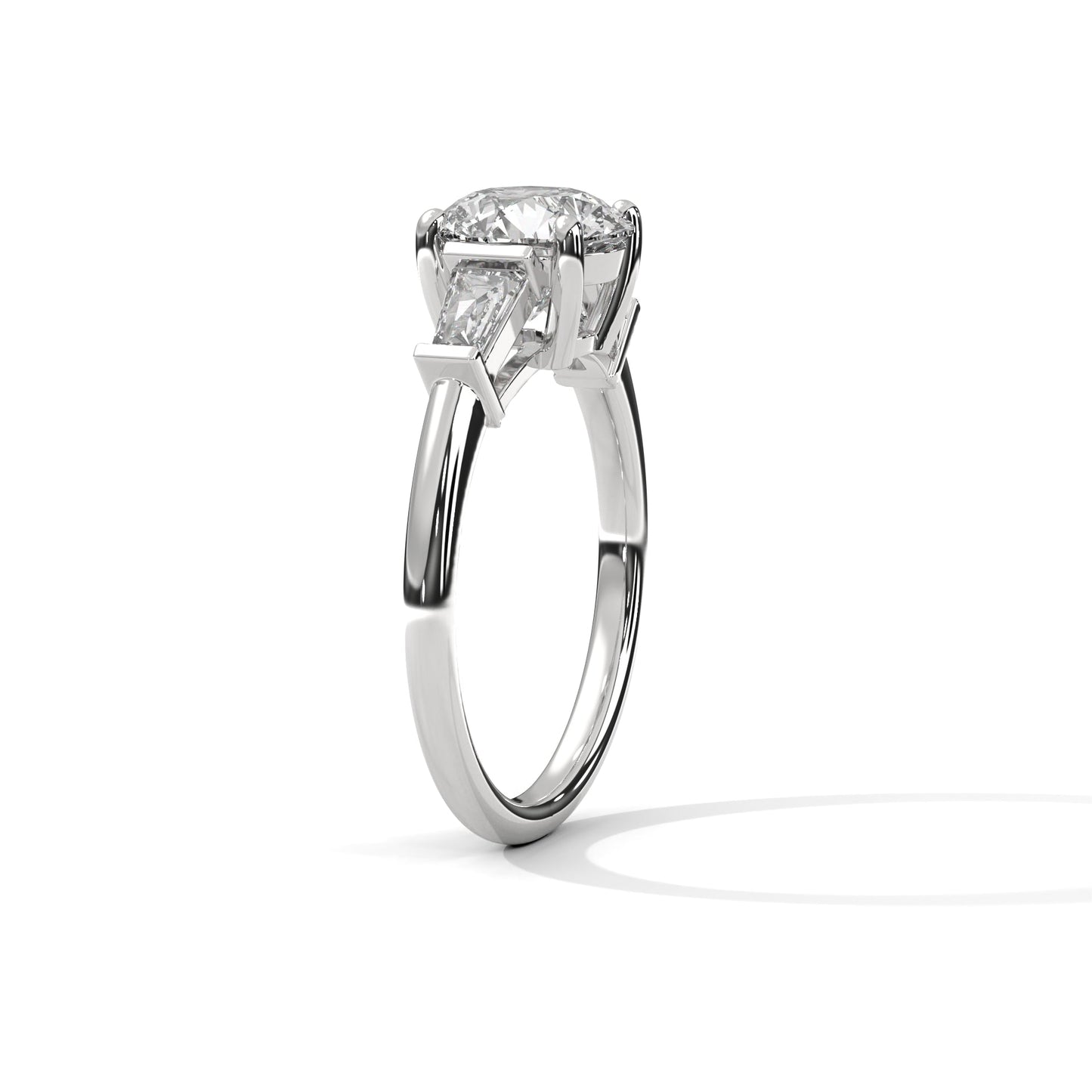 Imperial Grace 1.5CT Round Lab-Grown Diamond Engagement Ring | 2.08 CTW