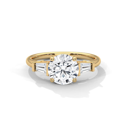 Imperial Grace 1.5CT Round Lab-Grown Diamond Engagement Ring | 2.08 CTW