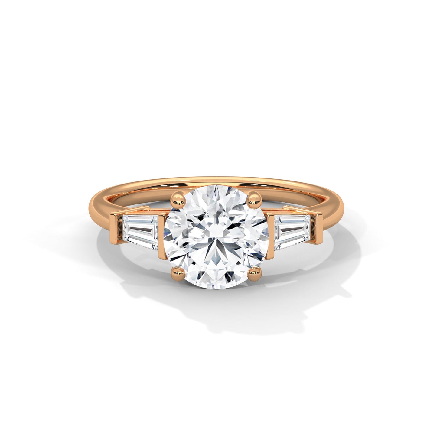 Imperial Grace 1.5CT Round Lab-Grown Diamond Engagement Ring | 2.08 CTW