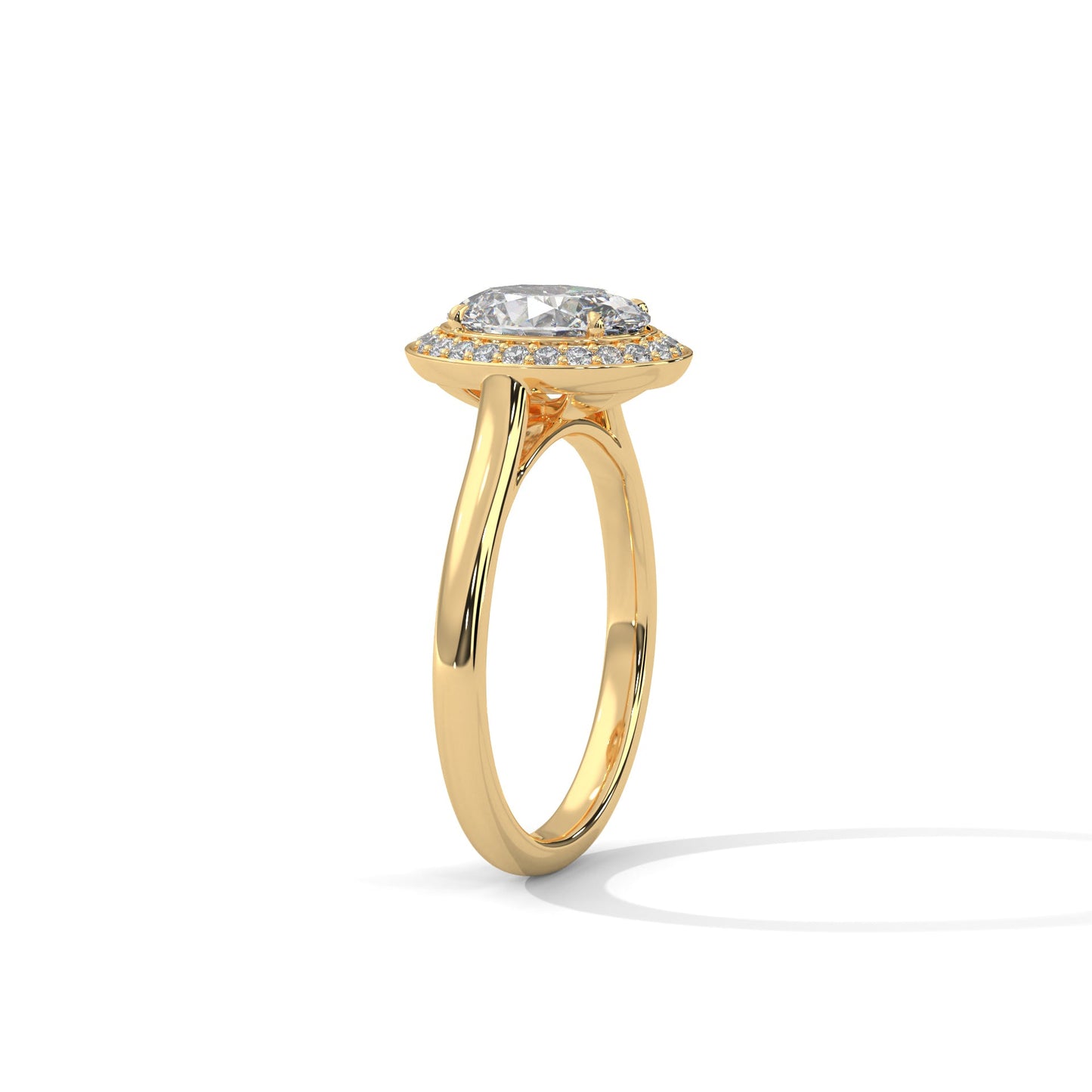 Halo Enchantment 1.5CT Oval Lab-Grown Diamond Engagement Ring | 1.68 CTW
