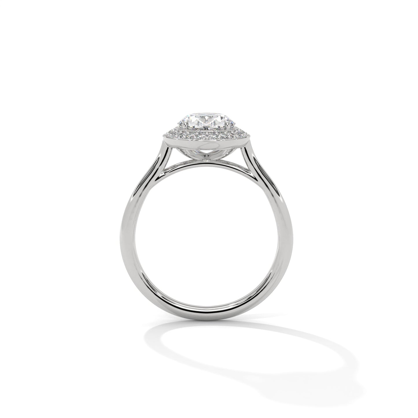 Halo Enchantment 1.5CT Oval Lab-Grown Diamond Engagement Ring | 1.68 CTW
