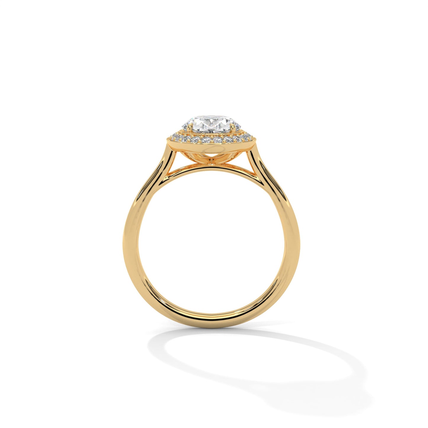 Halo Enchantment 1.5CT Oval Lab-Grown Diamond Engagement Ring | 1.68 CTW