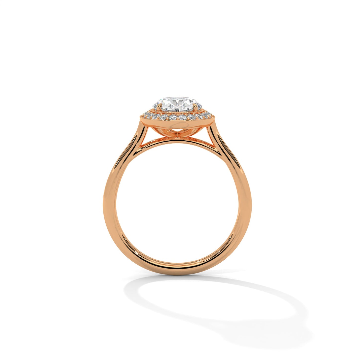 Halo Enchantment 1.5CT Oval Lab-Grown Diamond Engagement Ring | 1.68 CTW