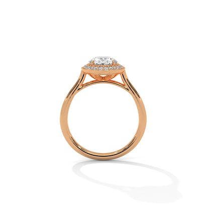 Halo Enchantment 1.5CT Oval Lab-Grown Diamond Engagement Ring | 1.68 CTW