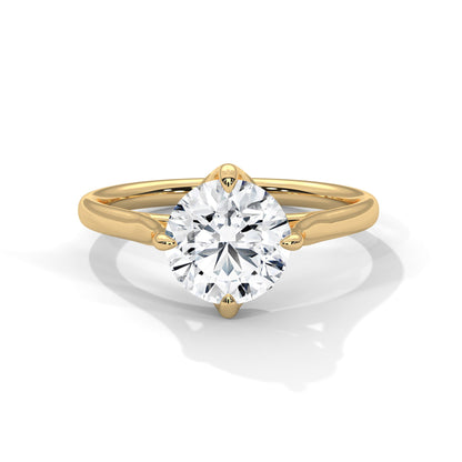 Luminous Grace 1 CT Round-Cut Lab Grown Diamond Solitaire Ring | E VS1