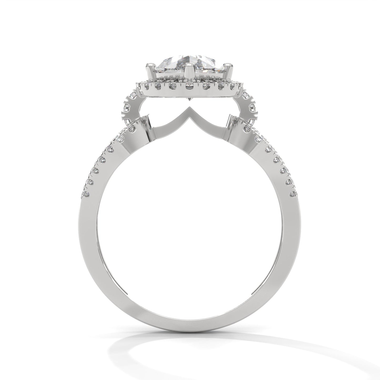 The Luminary Teardrop 2.32 CTW Marquise-Cut Diamond Engagement Ring